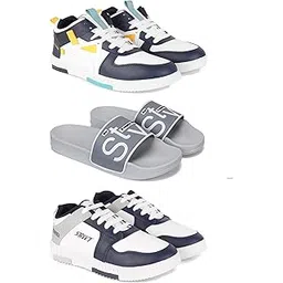 Men's Sports Shoes | Lightweight Stylish & Easy to Wear for Men'sGRT-(3-Combo)-1074-1589-1075