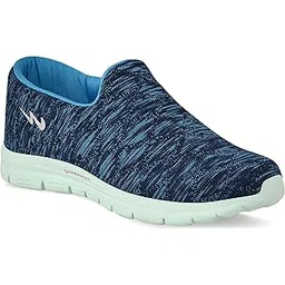 Women's Fabia Walking Shoes Navy/S.GRN - 4UK/India