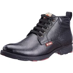 Men's Black Leather Boots - 11 UK