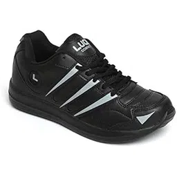 Compact Black/Silver Cricket Shoes for Men