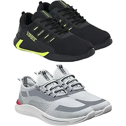 Shoes, Men's Sports Shoes, Perfect Sport Shoes & Running Shoes for Men's (Pack of 2 Combo)