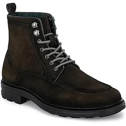 Men's Sneaker High Top Ankle Boots for Hikking and Trekking/Round Toe Soft Insole Lace Up Shoes Anti Slip Resistant/Ultra Durable Elegant with Cushioned Footbed