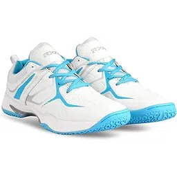 Tokyo Badminton Shoes for Men & Women | Sports Shoes for Badminton/Lawn Tennis/Squash/Table Tennis| Phylon Sole, Non Marking Rubber Outsole & PU Upper