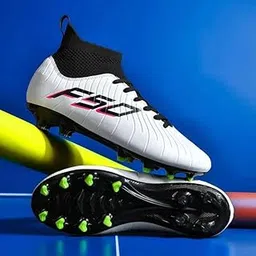Fast, Comfortable Soccer Shoes for Men - Non-Slip Ankle Support Football Boots for Superior Field Performance
