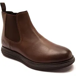 Genuine Leather Valley Chelsea Boot with Sporty EVA Sole