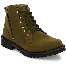 Men's Suede Leather Long Ankle Boots Super Solid Handmade Shoes for Biking Hiking