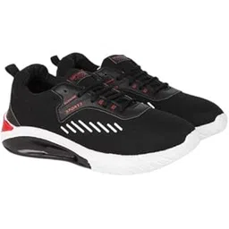 Men's Breathable Sports Shoes with Cushioned Sole