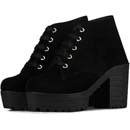 Women's Fashion Casual Outdoor High Heel Ankle Boot