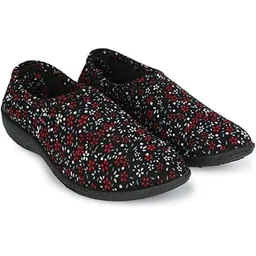 Airaqua Womens Slip On Walking Shoes for Daily Use/Lightweight Running Trainers/Comfortable Winter Bellies/Gym Training Casual Sports Footwear for Girls(p_55)