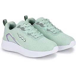 Women's Lightweight Sports Shoes Mesh Material Black Color Footwear (GN-236)