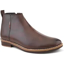 Men's Formal Leather Zip Chelsea Boots