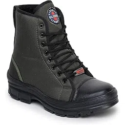 Gliders Green Canvas Hunter Boots for Mens