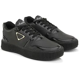 Men's Synthetic Lace-Ups Sneakers for Gym & Running | Casual Shoes with Lightweight Comfort & Trendy Design