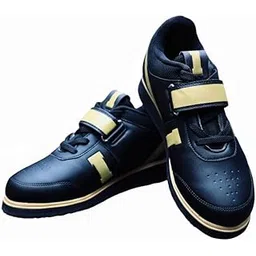 Assert™ Weightlifting Shoes for Men & Women – Squat, Deadlift & Powerlifting Shoes with Raised Heel, Stable Sole & Velcro-Strap Support – Gym & Crossfit Training Footwear