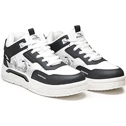Men NEXUS-11 Stylish Casual Mid Top Sneakers with Catchy Colours and Trendy Design with Laces for Men & Boys | Perfect for Wearing to Outings, and Comfortable All-Day Use, Stylish and Durable