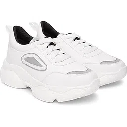 Women's Sneaker Walking Shoes for Girl's White Shoes Collections