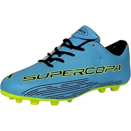 Hitmax Sports SUPERCOPA Football Shoes for Boys and Men (Blue)