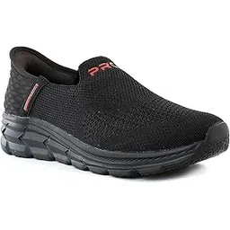 Pro Black Walking Sports Shoe Sneakers for Men (5191646)