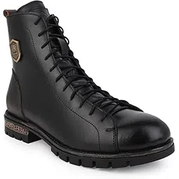 HEADON Series Devl 551 Robust TPR Sole Leather Long Boots For Alphas