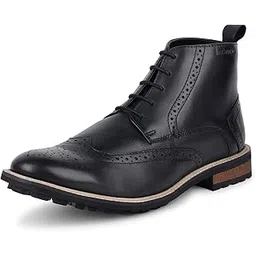 Egyptian Crust Leather Formal Lace Up Chuka Boot for Men | Comfortable for Business, Casual, Parties