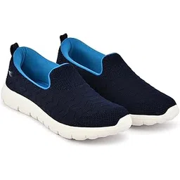 Women's Slip-on Knitted Upper Walking Shoes | Breathable Mesh Upper, EVA Sole | Lightweight & Comfortable Casual Sneakers