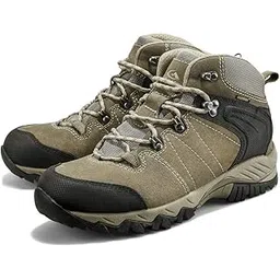 Men Hiking Boots Lightweight Breathable Waterproof Outdoor Backpacking Climbing Hiking Shoes Boots(Men Brown40) -Layfoo