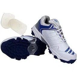 FIRE FLY All Rounder Cricket Shoe PU with Gel Heel Pad Silicone for Youth & Boys