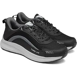 Men BOSS-01 Running and Casual Wear Running Shoes with Laces, Lightweight and Comfortable Shoes for Men & Boys, Ideal for Sports, Gym, Walking, and Daily Use