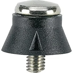 Football Cleats 1/2 Inch Steel Tip - Bag of 100 , Black