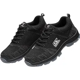 ATORSE Mens Breathable Safety Shoes Steel Toe Work Boots Hiking Climbing Shoes EU 39 UK 6.5 US 7