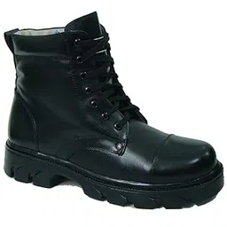 Safety Boots : leather formal Oxford Boot with Steel Toe, Memory Foam Footpad & Anti Skid, Heavy duty sole. Article