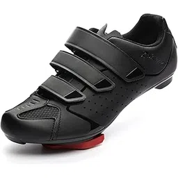 Unisex Cycling Shoes with Look Delta Cleats - Peloton Compatible Spin Shoes with SPD Clips - Indoor Road Bike Shoes for Men Women