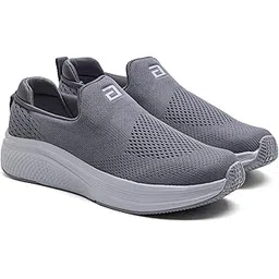 Wonderwalk Pro-12 Men’s Walking Shoes | Lightweight Slip-On Sneakers for Men | Breathable Knit Upper, Memory Foam Tech & Non-Slip Outsole