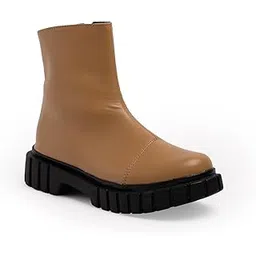 Slip-On Zipper Boots for Women & Girls – Trendy, Comfortable, and Easy to Style | CR98