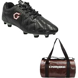 Sports Bag Adena Brown With Gowin Football Shoe Mercury Black Size-2