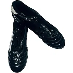 GOLDIAMOND Football Shoes | Lightweight & Comfort | Best for Competitive Soccer Players | Sports Cleats | Football Footwear | Football Sports Shoes | (Model-AU7) (Color- Black) (Size- 10)