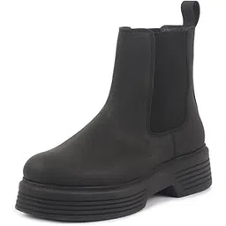 Women Flared Heel Boots