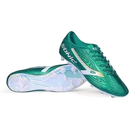 Anza Super Sonic Flexible & Ultra Light Weight Football Boot for Men&Women, Crystal Glass Stud Football Shoe