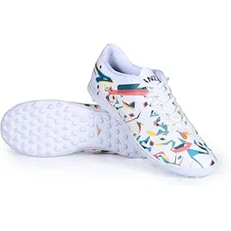 Revolt RS Turf Football Shoes with Rubber Studs for Artificial Turf Surfaces - Durable PU Material, Flexible, Lightweight, Artificial Turf Surfaces