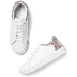 Women Lace Up Embellished Sneaker Shoes for Smart Casual & Daily Use