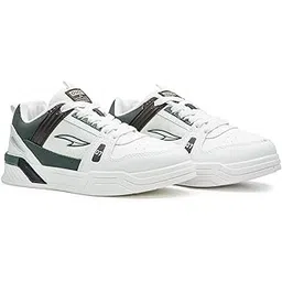 Men CHICAGO-01 Stylish Casual Mid Top Sneakers and Trendy Shoes with Laces for Men & Boys | Perfect for Wearing to Outings, and Comfortable All-Day Use, Stylish and Durable