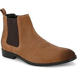 Genuine Suede Leather Chelsea Boots for Men
