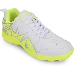 Freedom Googly Sports Lacing Cricket Shoes for Men | Navy Blue & Parrot Green - Lightweight & Comfortable | Suitable for Table Tennis, Volleyball, Squash and All Indoor Court