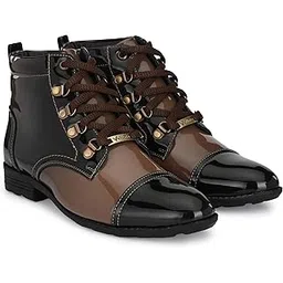 Royal Look Shoes For Men ll Casual Shoes For Men ll Latest Patent Leather Boots for Men