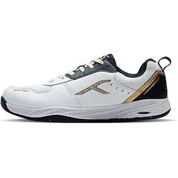 Court Shield Non-Marking Badminton Shoes | Enhanced Court Control Outsole for Precision | X-Cushion | Ideal for Indoor, Synthetic & Wooden Surfaces