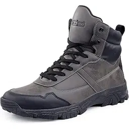 Everest High Ankle 6 inches Riding Boots for Mountaineering Backpacking Hiking & Trekking | Mild Waterproof Protection with Turbo Insole Technology Boots