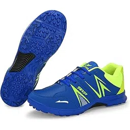 KATTOS Men's Sports Shoes | Lightweight Cricket & Running Shoes with Stud Grip | Comfortable Athletic Sneakers