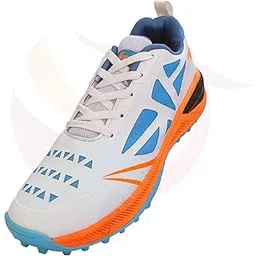 DAWN Cricket Shoe 0.8 mm TPU No Stitching Premium Cricket Shoes | Terra Spike Rubber Studs | Embedded Support Plate | Lightweight & Durable | Ideal for Turf, Hard & Grassy Grounds | Unisex Sizes 6-10