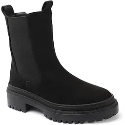 Women's Chelsea Boots with Chunky Sole for Daily Use, Office Use, Casual Use