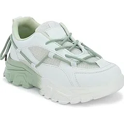 Women’s Chunky Sneakers | Stylish Casual Lace-Up Sports Shoes for Walking, Running